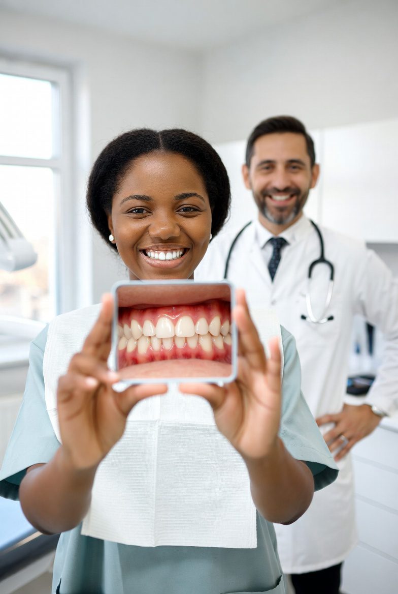 Gum Disease Treatment patient consultation at Shades Medical Center